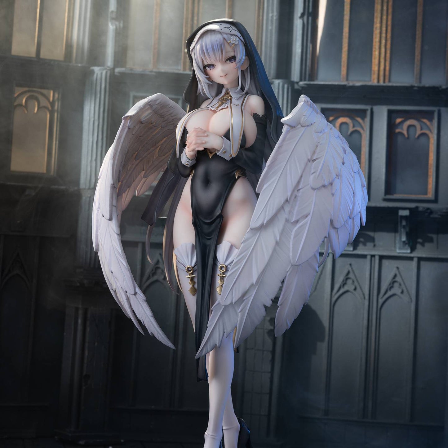 [KAWA DESIGN] Original Character: Angel Nun Holy Feather - Illustration by Simao 1/6 (Regular Ver.) (Pre-Order)