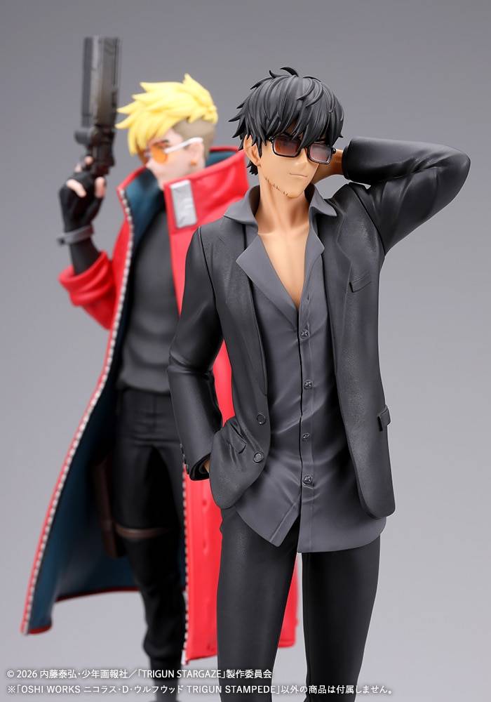 Oshi Works: Trigun Stampede – Nicholas D. Wolfwood 1/8 Scale Figure [Kotobukiya] (Pre-Order) Kotobukiya