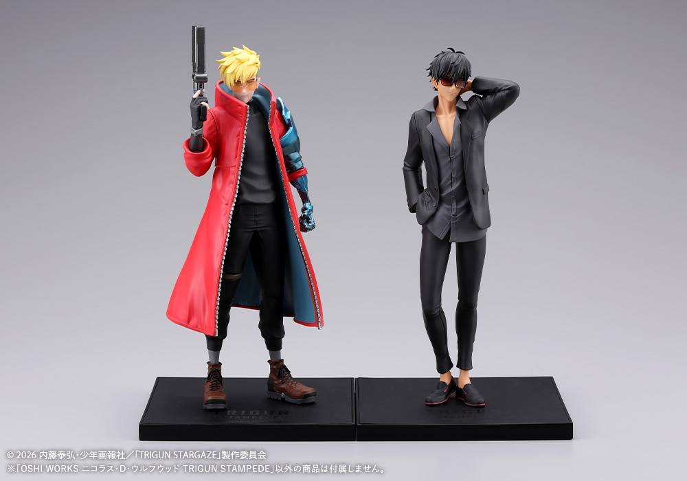 Oshi Works: Trigun Stampede – Nicholas D. Wolfwood 1/8 Scale Figure [Kotobukiya] (Pre-Order) Kotobukiya
