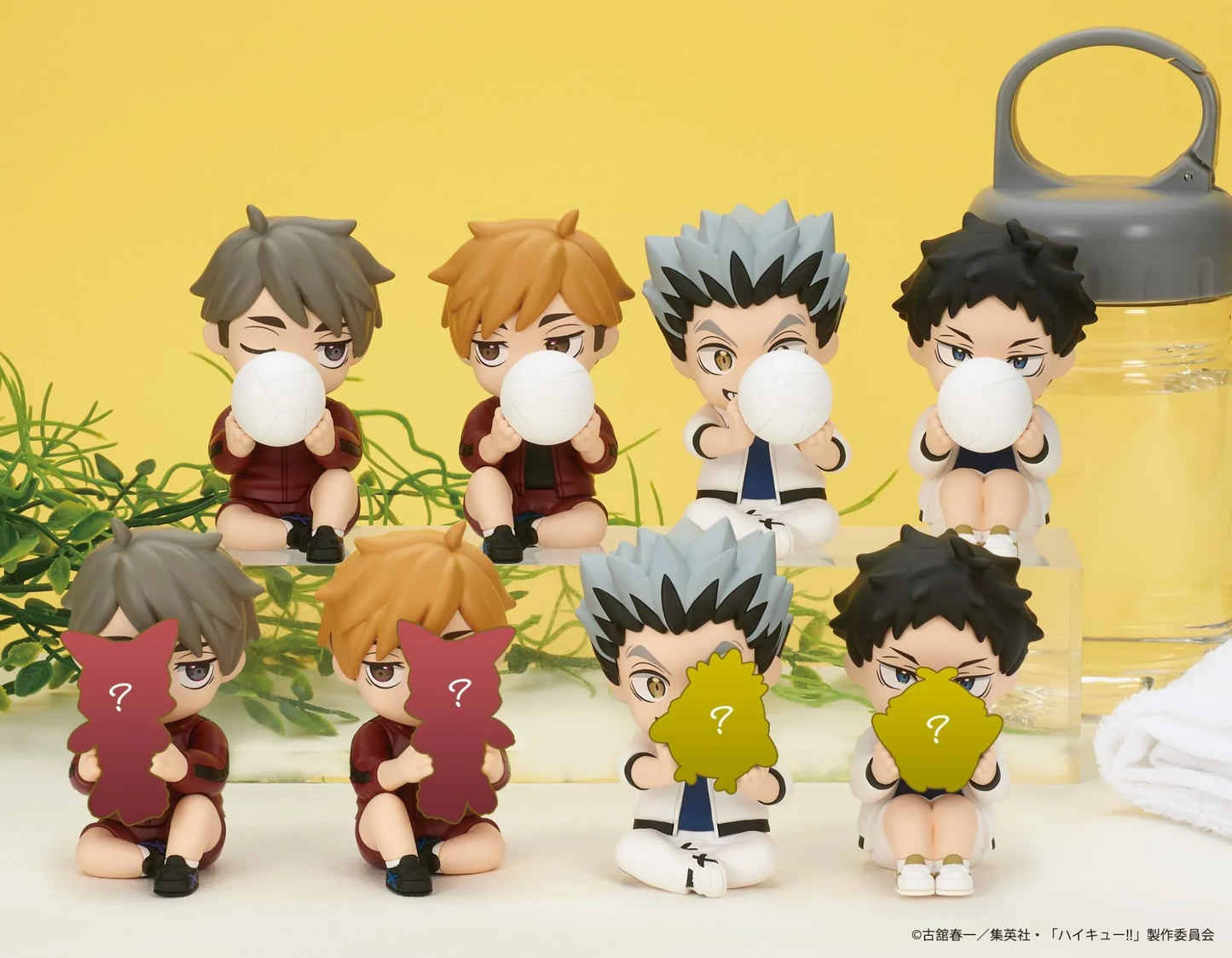 [Takara Tomy] PeriHapi! Blind Box: Haikyuu!! - Fukurodani Academy & Inarizaki High School Mini Figures Collection (8 Packs Box) (Pre-order) Takara Tomy