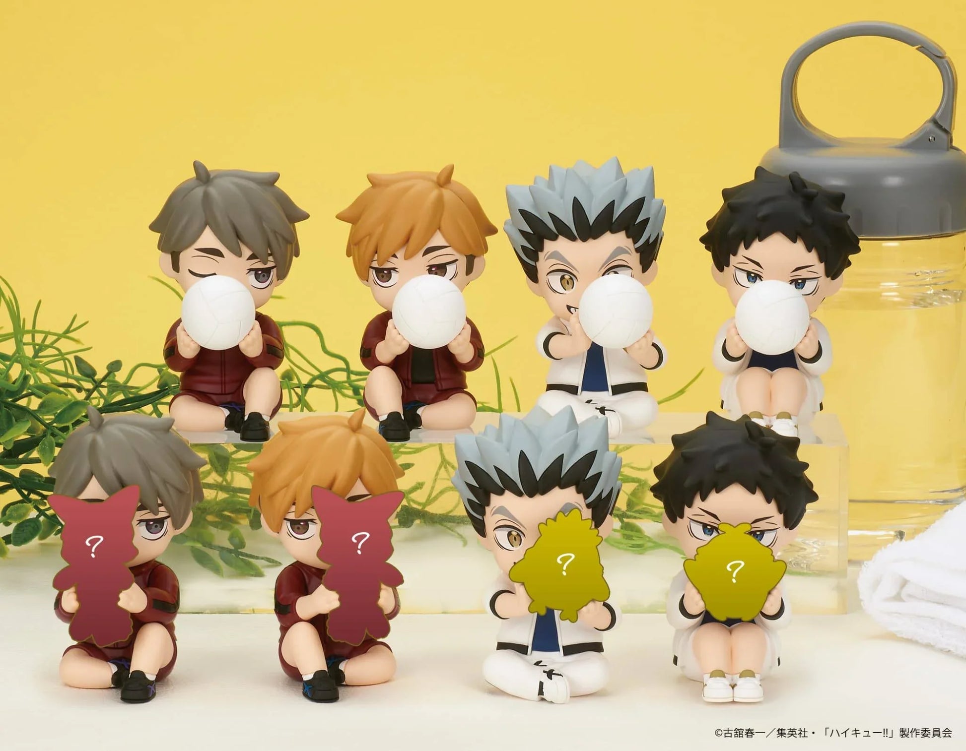 [Takara Tomy] PeriHapi! Blind Box: Haikyuu!! - Fukurodani Academy & Inarizaki High School Mini Figures Collection (8 Packs Box) (Pre-order) Takara Tomy