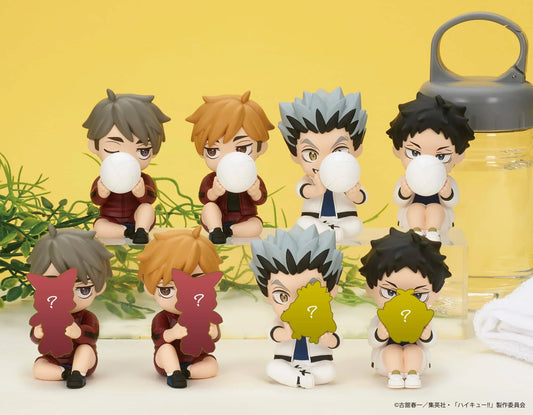 [Takara Tomy] PeriHapi! Blind Box: Haikyuu!! - Fukurodani Academy & Inarizaki High School Mini Figures Collection (8 Packs Box) (Pre-order) Takara Tomy