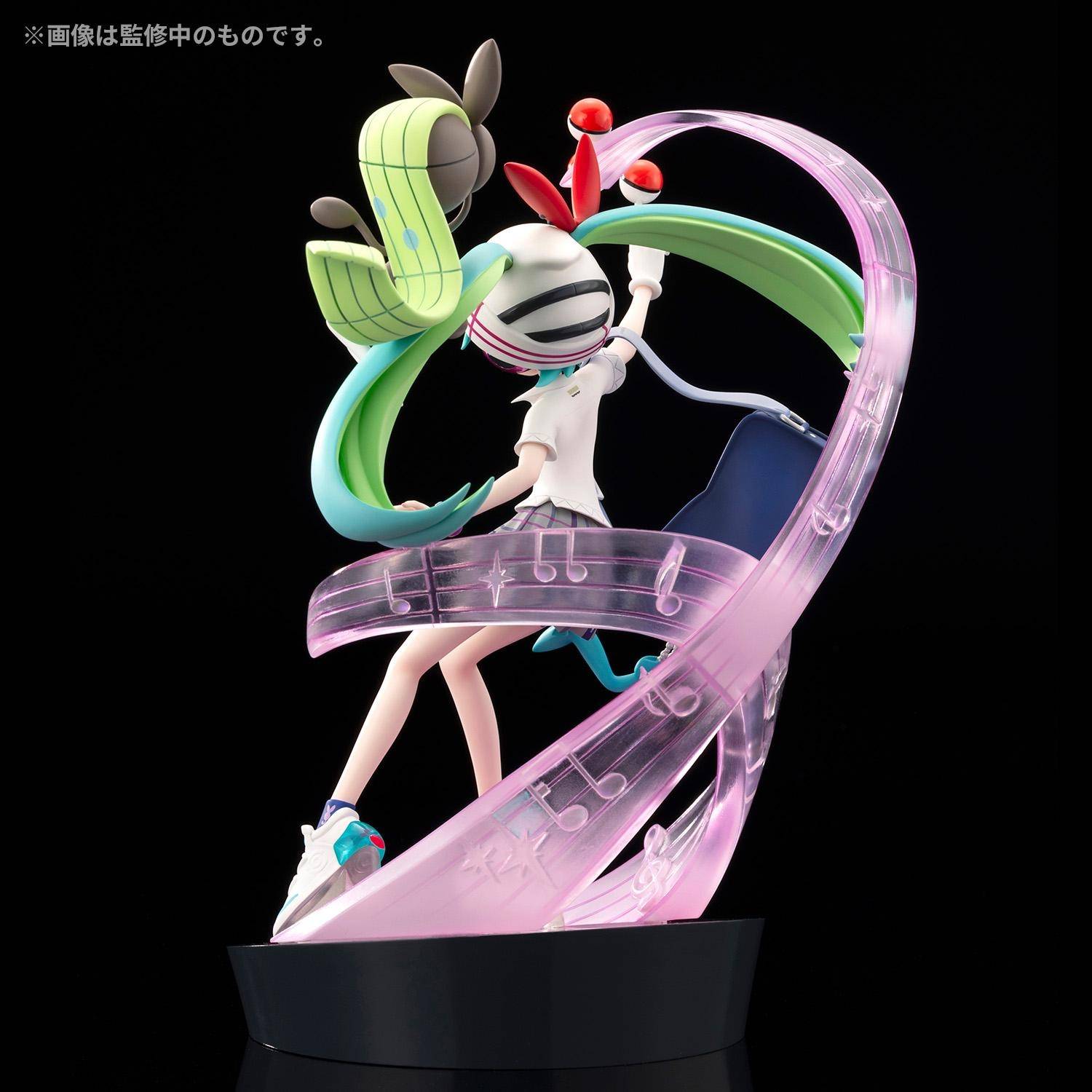 PokéMiku 18 Harmony Stage – Hatsune Miku (Esper) & Meloetta (Limited Edition) Scale Figure [The Pokémon Company] (Pre-Order) The Pokémon Company