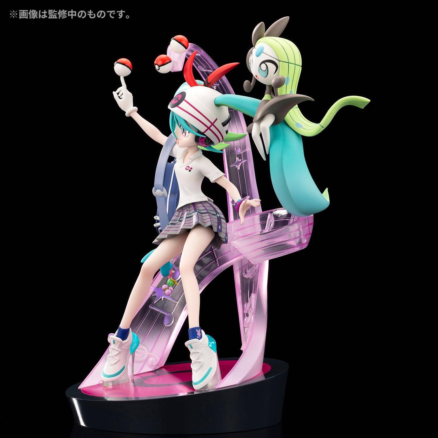 PokéMiku 18 Harmony Stage – Hatsune Miku (Esper) & Meloetta (Limited Edition) Scale Figure [The Pokémon Company] (Pre-Order) The Pokémon Company
