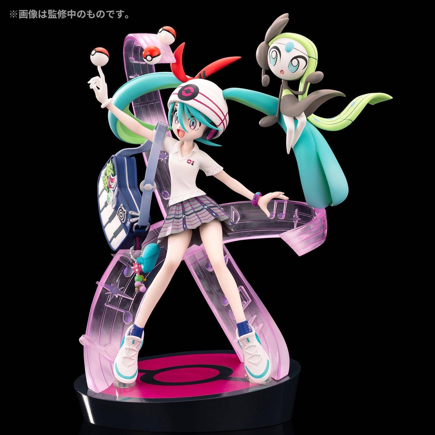PokéMiku 18 Harmony Stage – Hatsune Miku (Esper) & Meloetta (Limited Edition) Scale Figure [The Pokémon Company] (Pre-Order) The Pokémon Company