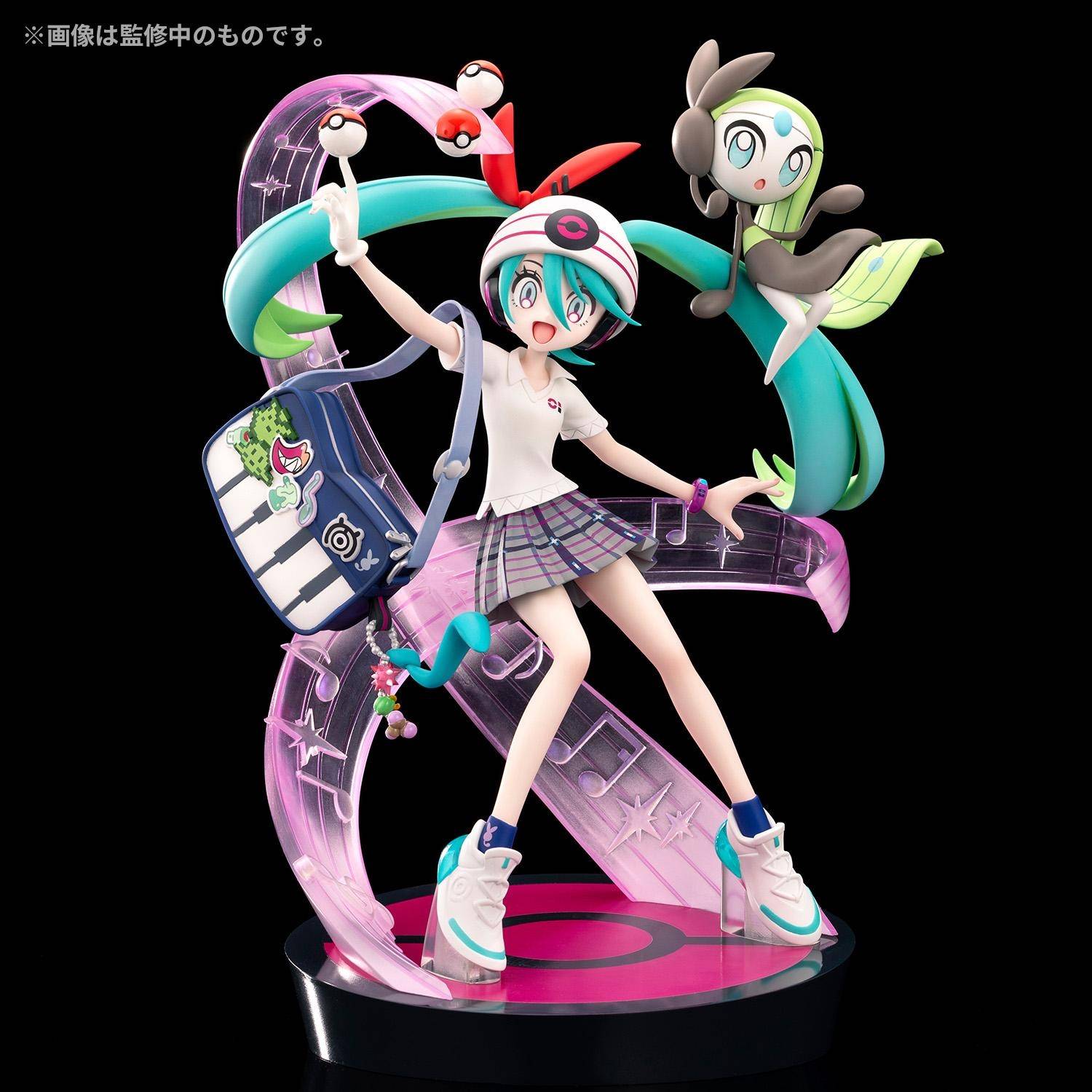 PokéMiku 18 Harmony Stage – Hatsune Miku (Esper) & Meloetta (Limited Edition) Scale Figure [The Pokémon Company] (Pre-Order) The Pokémon Company