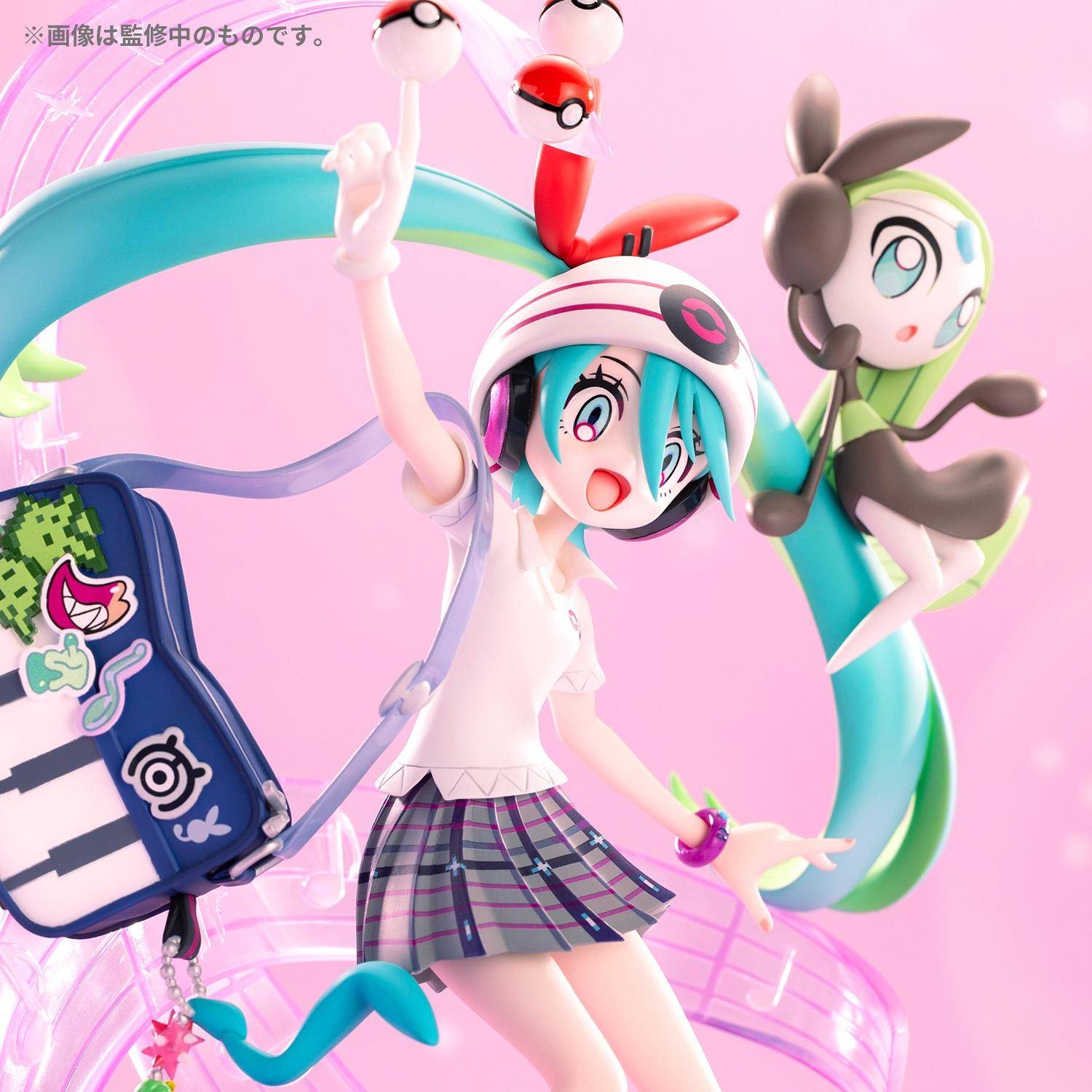 PokéMiku 18 Harmony Stage – Hatsune Miku (Esper) & Meloetta (Limited Edition) Scale Figure [The Pokémon Company] (Pre-Order) The Pokémon Company