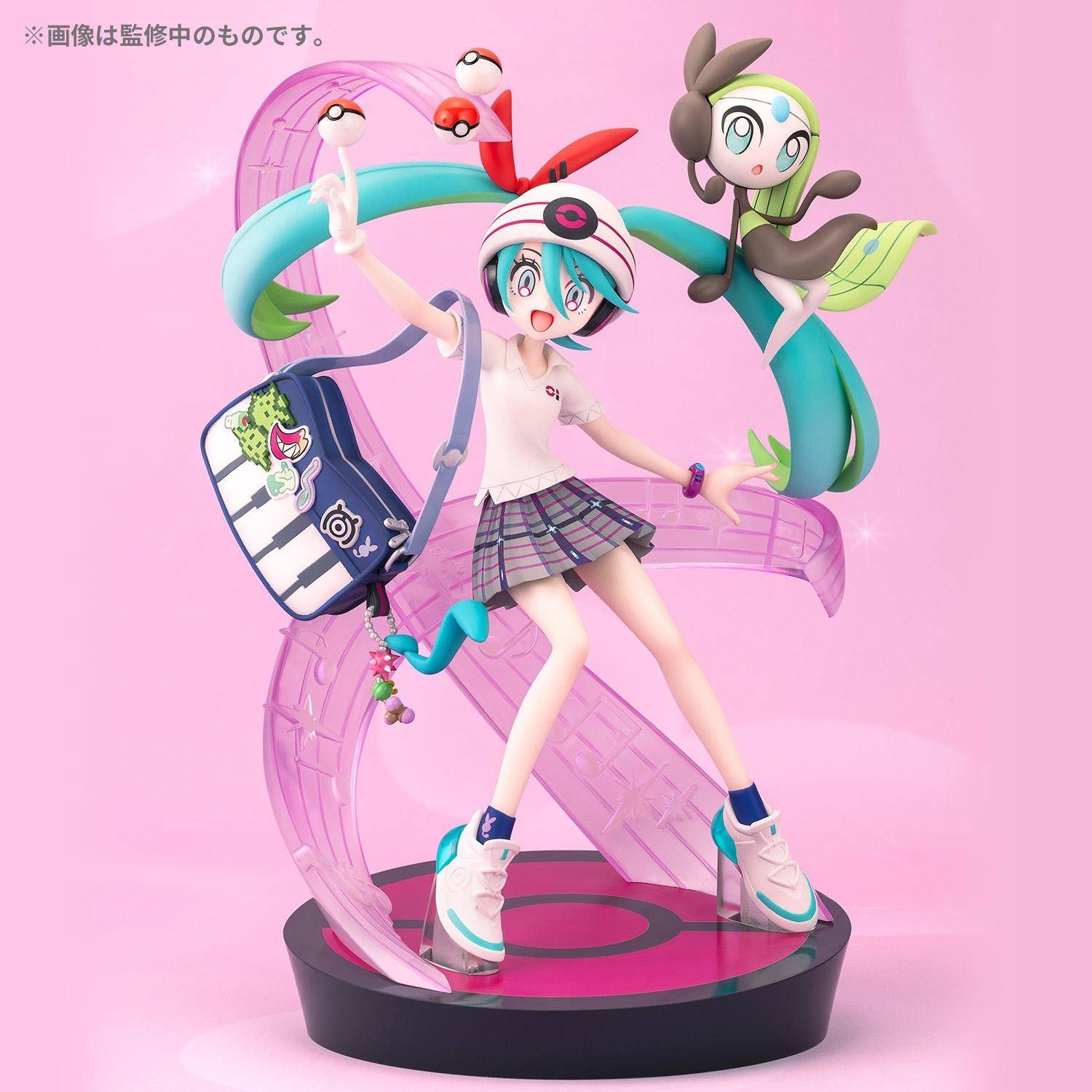 PokéMiku 18 Harmony Stage – Hatsune Miku (Esper) & Meloetta (Limited Edition) Scale Figure [The Pokémon Company] (Pre-Order) The Pokémon Company