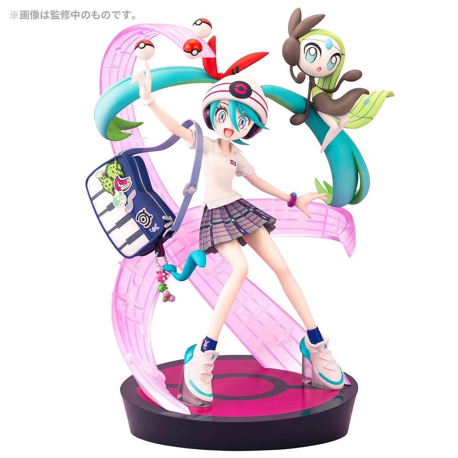PokéMiku 18 Harmony Stage – Hatsune Miku (Esper) & Meloetta (Limited Edition) Scale Figure [The Pokémon Company] (Pre-Order) The Pokémon Company