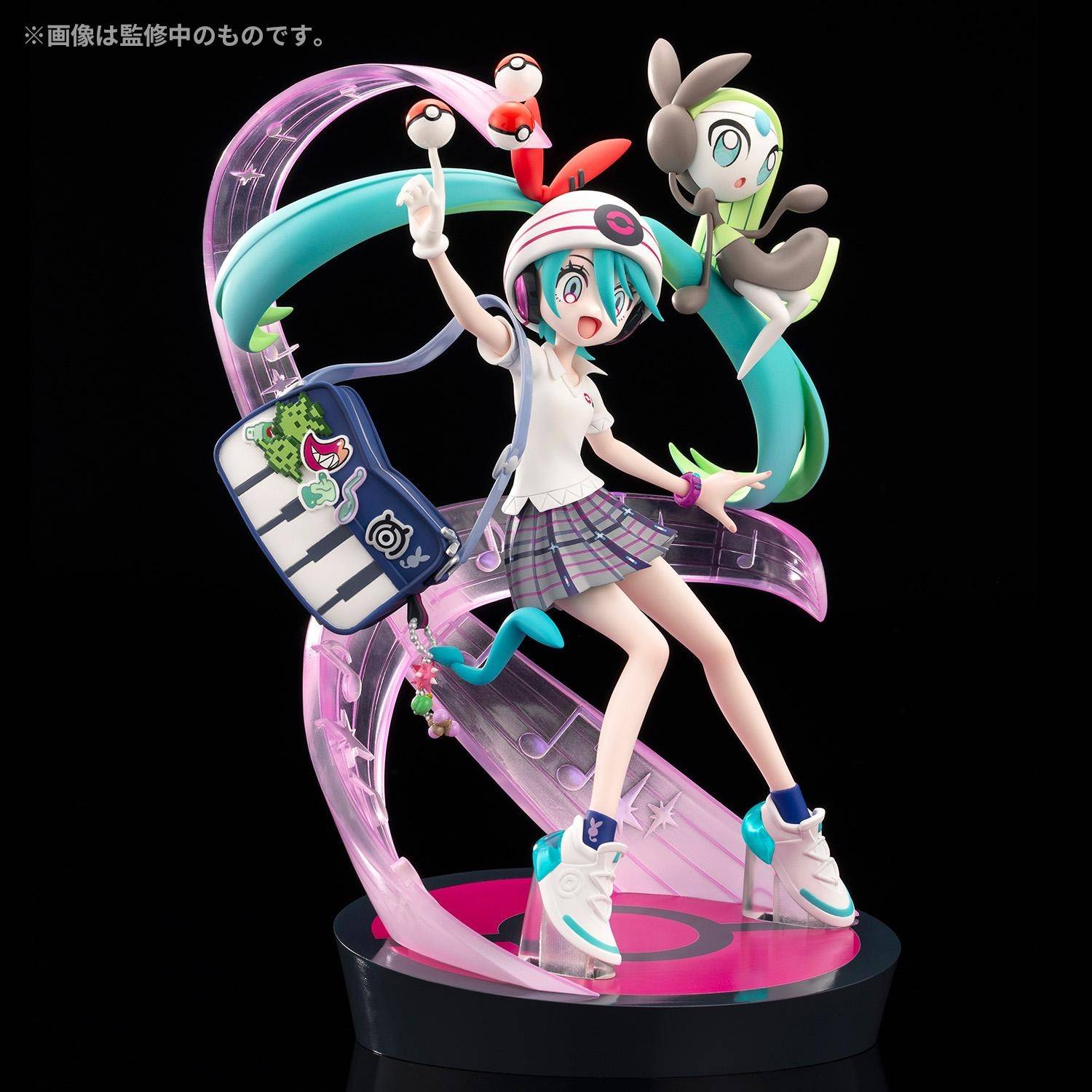 PokéMiku 18 Harmony Stage – Hatsune Miku (Esper) & Meloetta (Limited Edition) Scale Figure [The Pokémon Company] (Pre-Order) The Pokémon Company