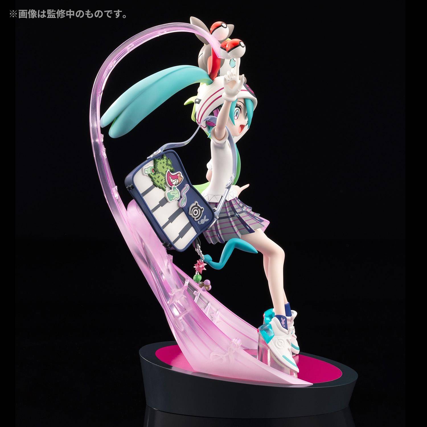 PokéMiku 18 Harmony Stage – Hatsune Miku (Esper) & Meloetta (Limited Edition) Scale Figure [The Pokémon Company] (Pre-Order) The Pokémon Company