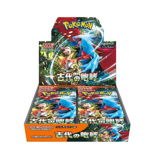 [Trading Cards] Pokemon TCG Expansion Pack: Scarlet & Violet - Ancient Roar (30 Packs/Box)(Instock) The Pokémon Company