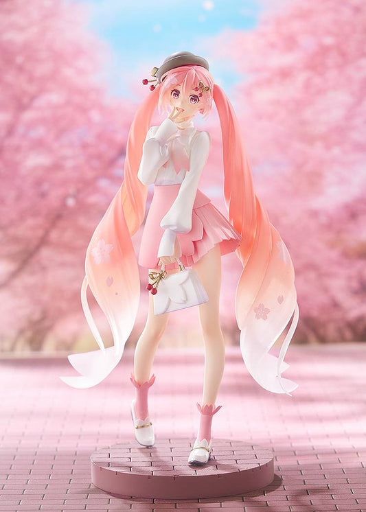 POP UP PARADE [SMILE VALUE 2025]: Hatsune Miku - Sakura Miku (Cherry Blossom Viewing Ver.) (Limited + Bonus)[Good Smile Company]