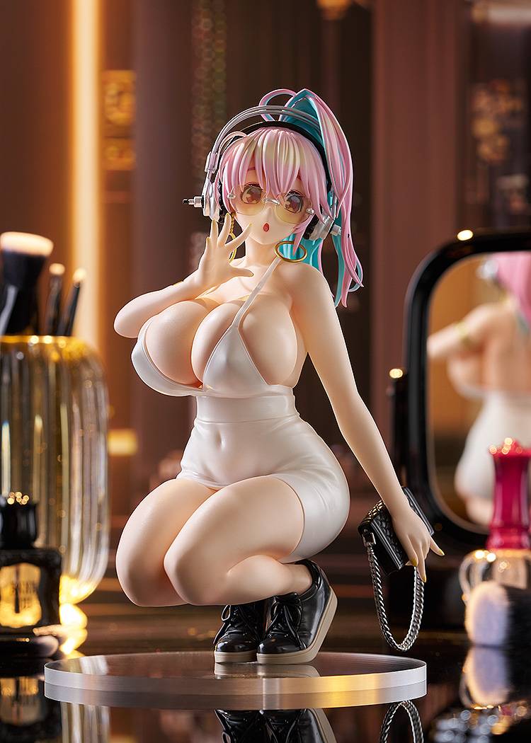POP UP PARADE L Size – Super Sonico (15th Anniversary Mini Dress Ver.) [Good Smile Company] (Pre-Order) Good Smile Company