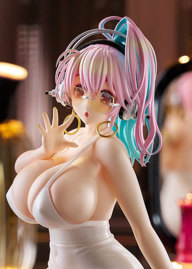 POP UP PARADE L Size – Super Sonico (15th Anniversary Mini Dress Ver.) [Good Smile Company] (Pre-Order) Good Smile Company