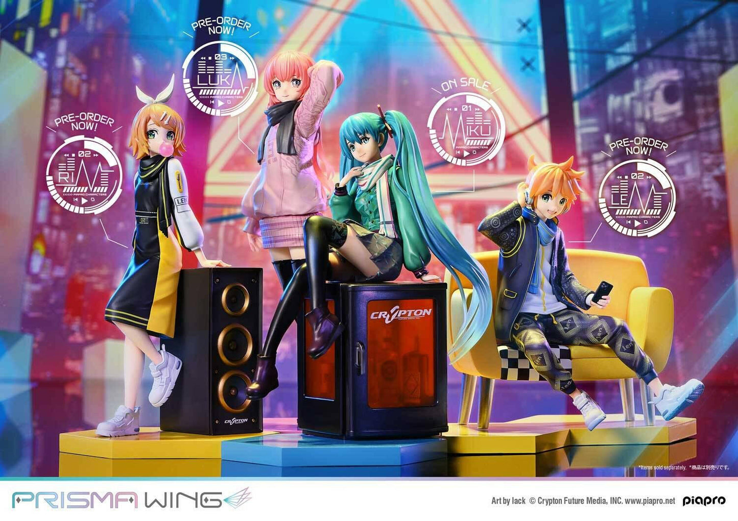 [Prime 1 Studio] Prisma Wing: Priapro Characters - Kagamine Len 1/7 (Art by lack) (Pre-Order) - AnisoftPH