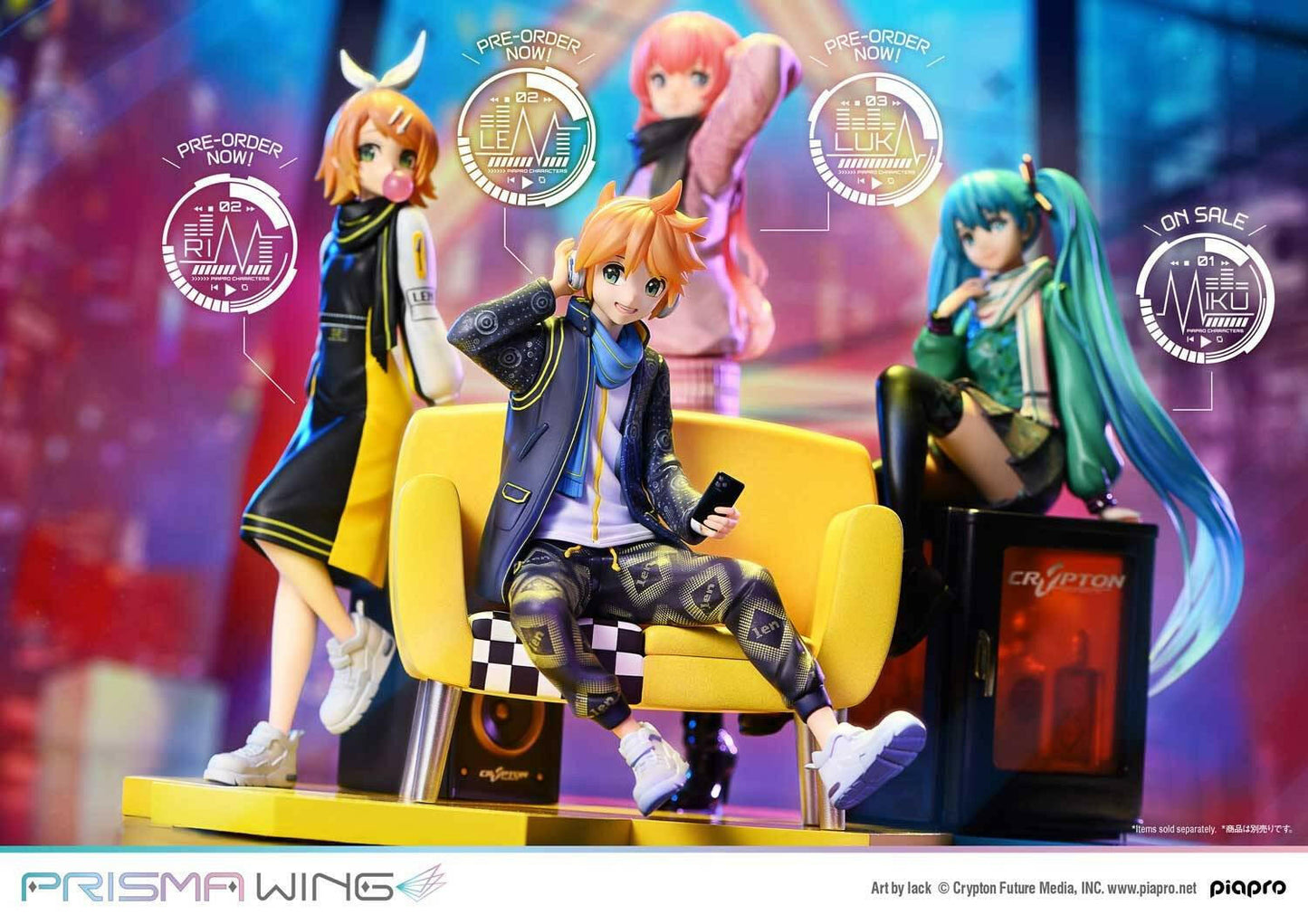 [Prime 1 Studio] Prisma Wing: Priapro Characters - Kagamine Len 1/7 (Art by lack) (Pre-Order) - AnisoftPH