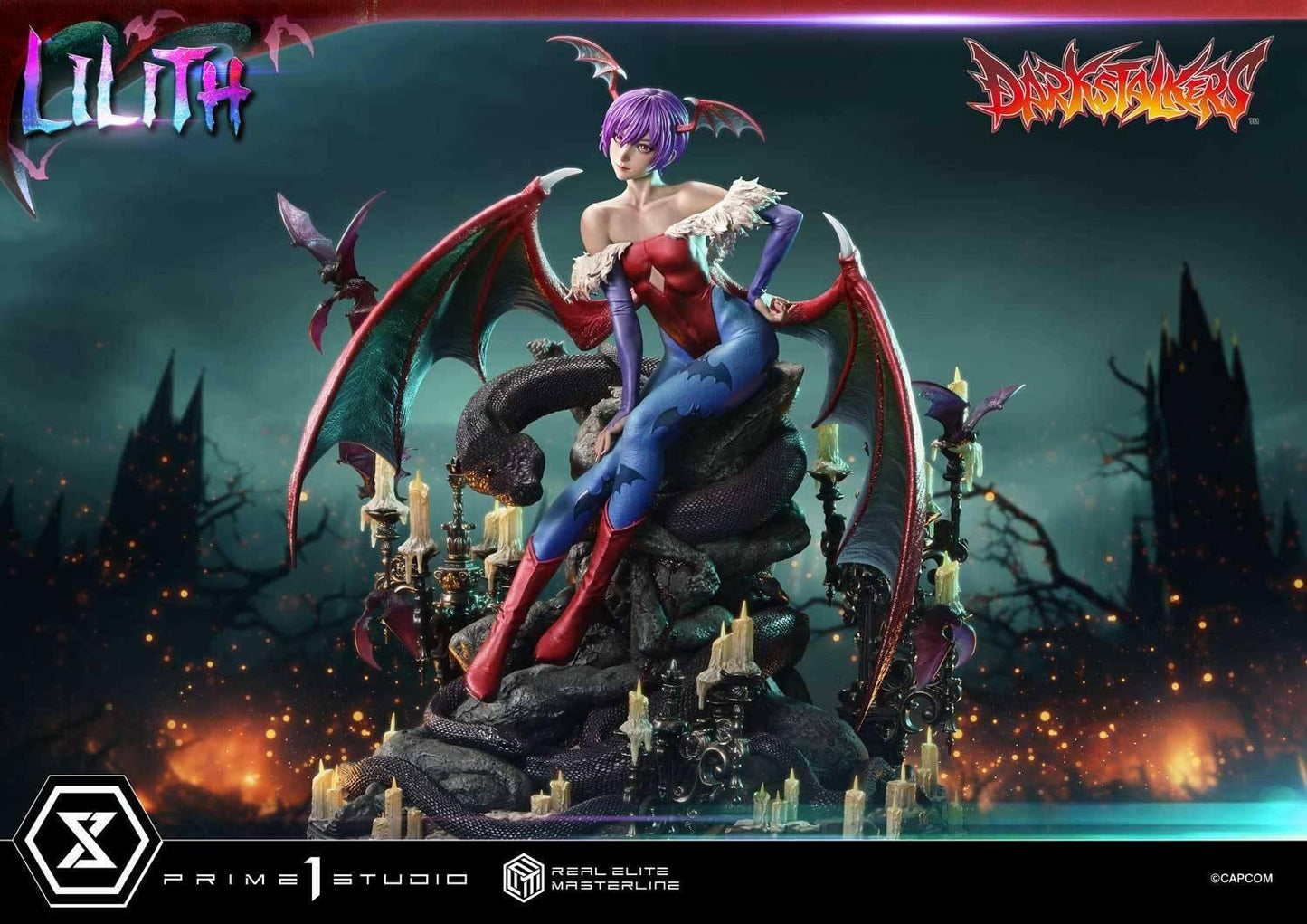 Real Elite Masterline: Darkstalkers - Lilith 1/4 [Prime 1 Studio] - AnisoftPH