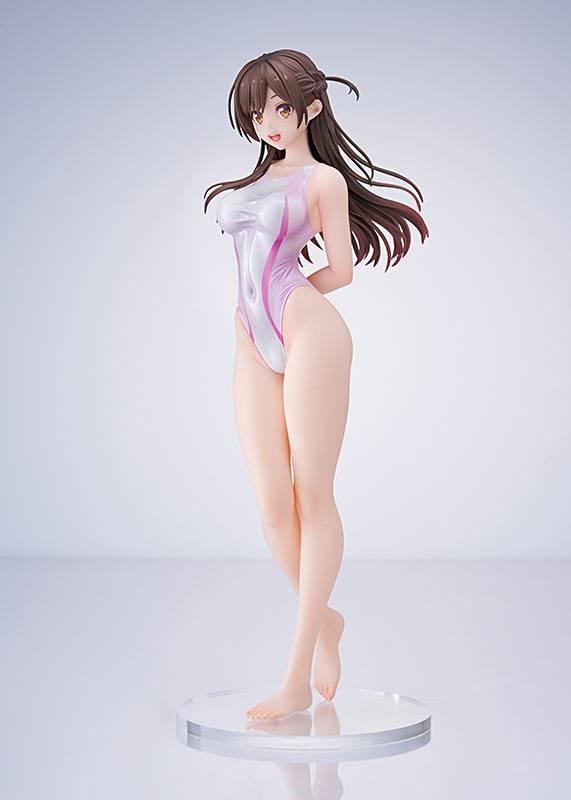 [Amakuni] Rent-A-Girlfriend: Chizuru Mizuhara - Competitive Swimsuit Ver. (Pink Line) (Limited Edition) 1/7 (Pre-Order) Amakuni