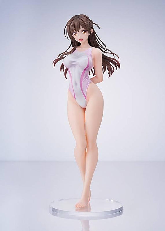 [Amakuni] Rent-A-Girlfriend: Chizuru Mizuhara - Competitive Swimsuit Ver. (Pink Line) (Limited Edition) 1/7 (Pre-Order) Amakuni