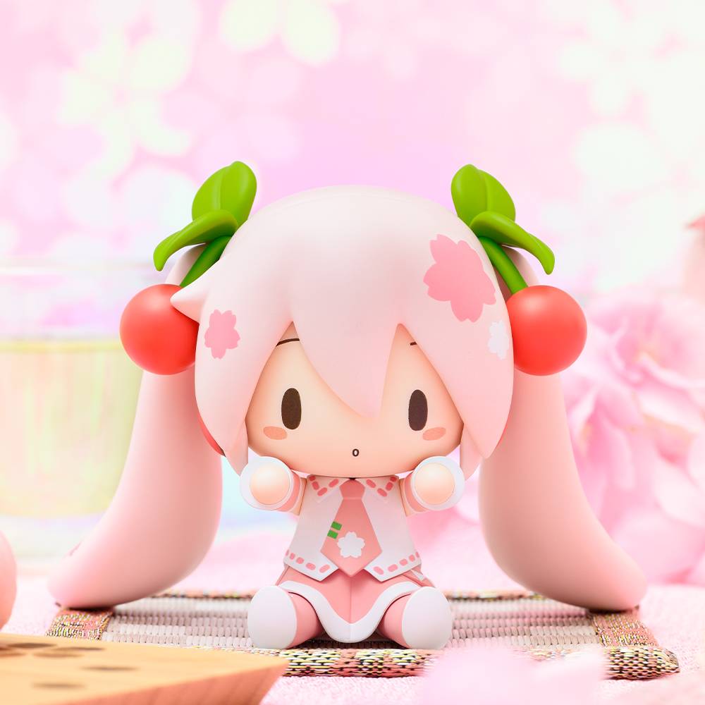 [SEGA Fave] S-Fire: Hatsune Miku - Fuwa Puchi SD Figure - Sakura Miku (Pre-Order)