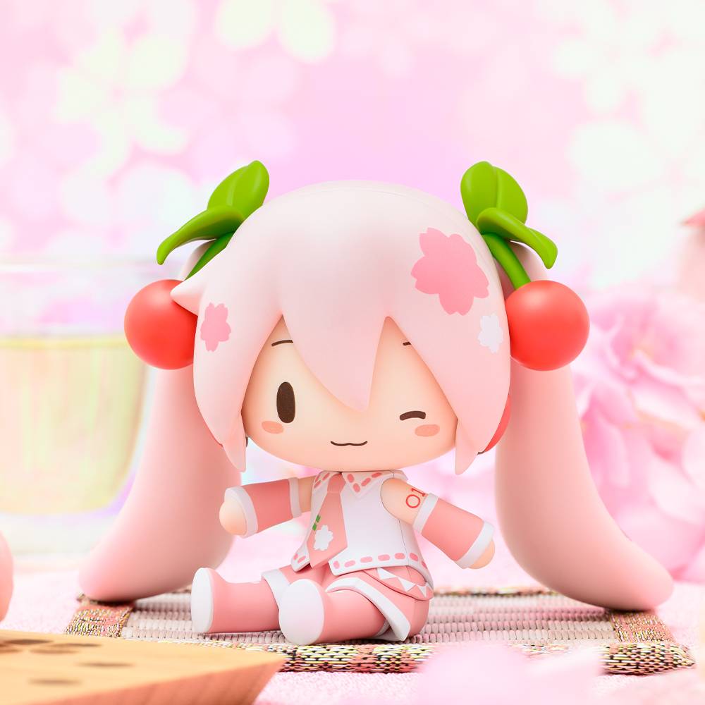 [SEGA Fave] S-Fire: Hatsune Miku - Fuwa Puchi SD Figure - Sakura Miku (Pre-Order)