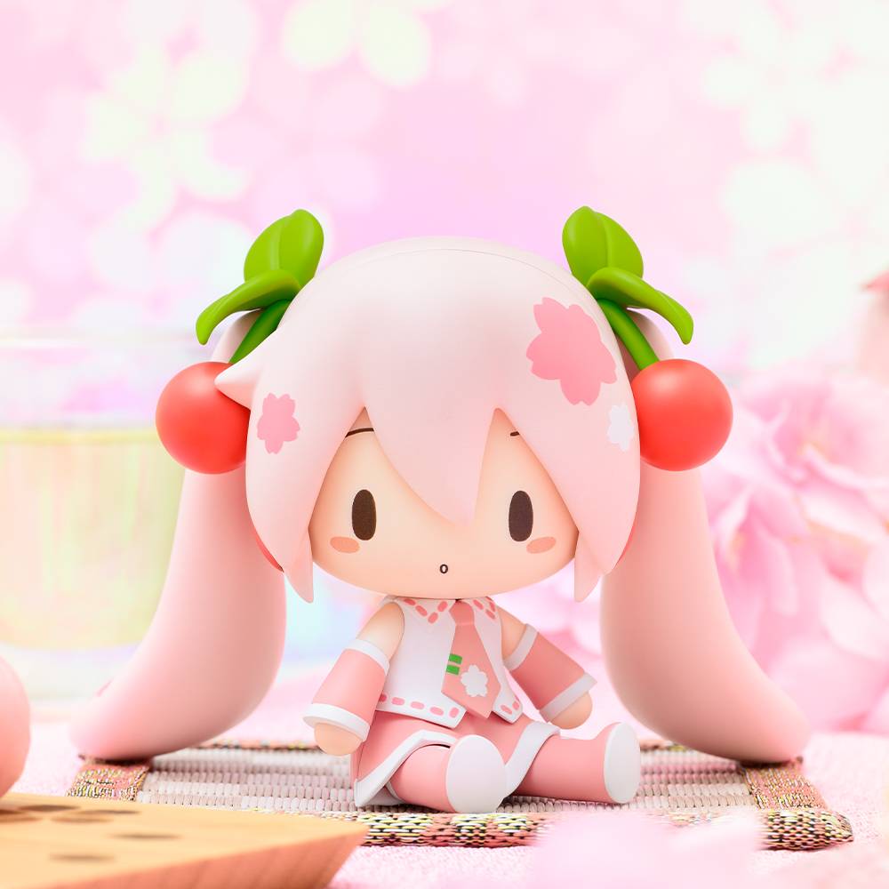[SEGA Fave] S-Fire: Hatsune Miku - Fuwa Puchi SD Figure - Sakura Miku (Pre-Order)