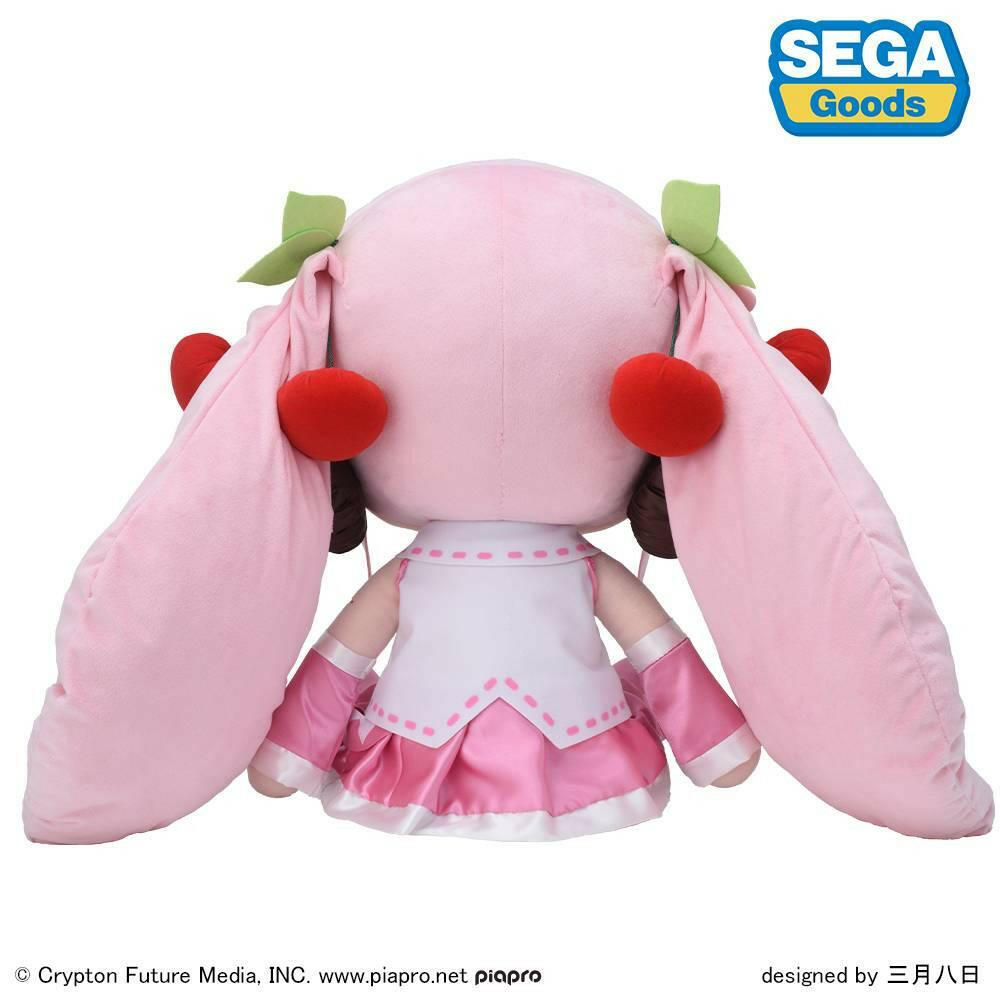 Hatsune Miku: Fluffy Plush Toy - Sakura Miku (Jumbo Size) [SEGA FAVE] - AnisoftPH