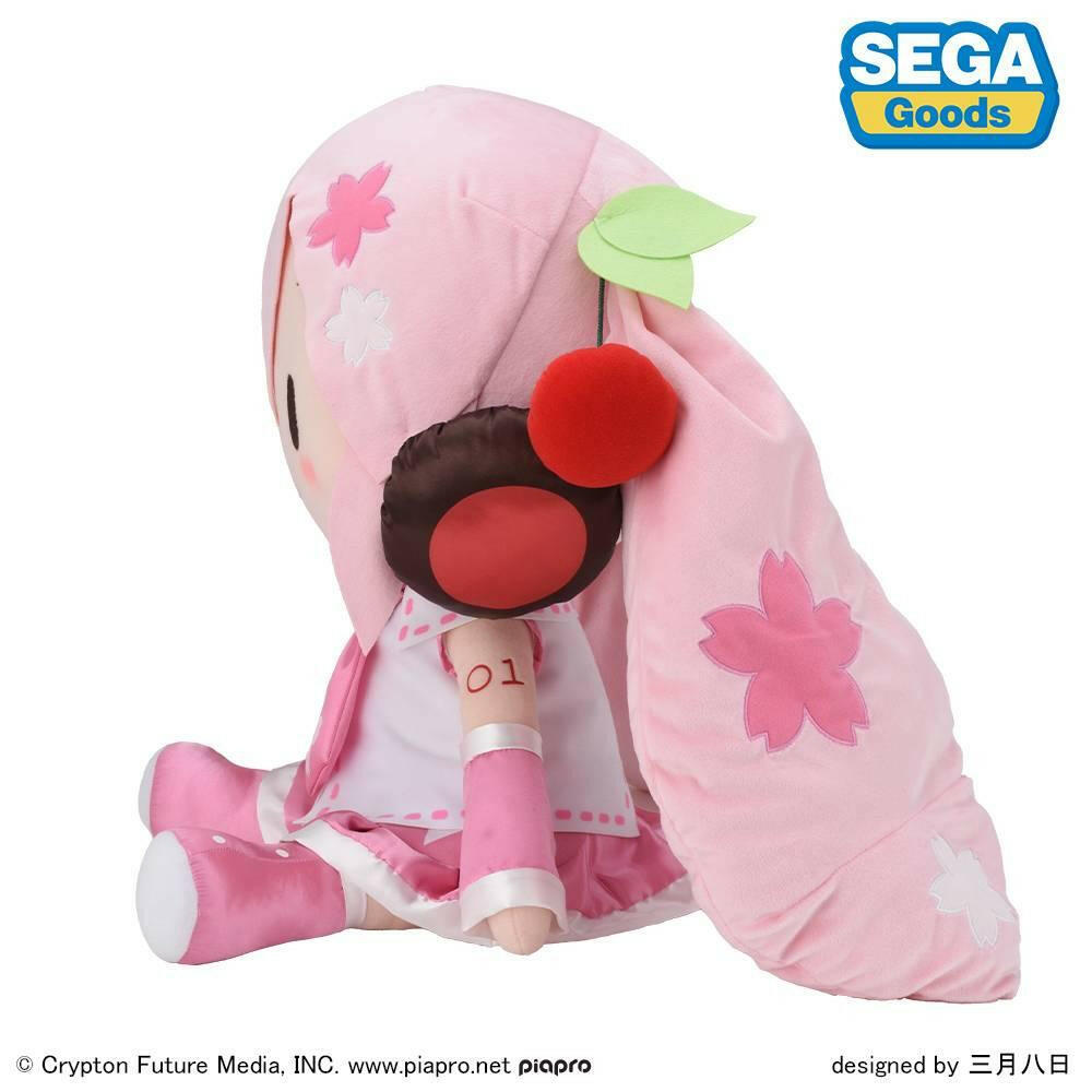 Hatsune Miku: Fluffy Plush Toy - Sakura Miku (Jumbo Size) [SEGA FAVE] - AnisoftPH
