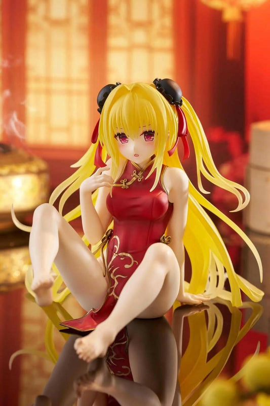 [Taito] Desktop Cute: To Love-Ru Darkness - Golden Darkness (Chinese Dress Ver.) (Back-Order) - AnisoftPH