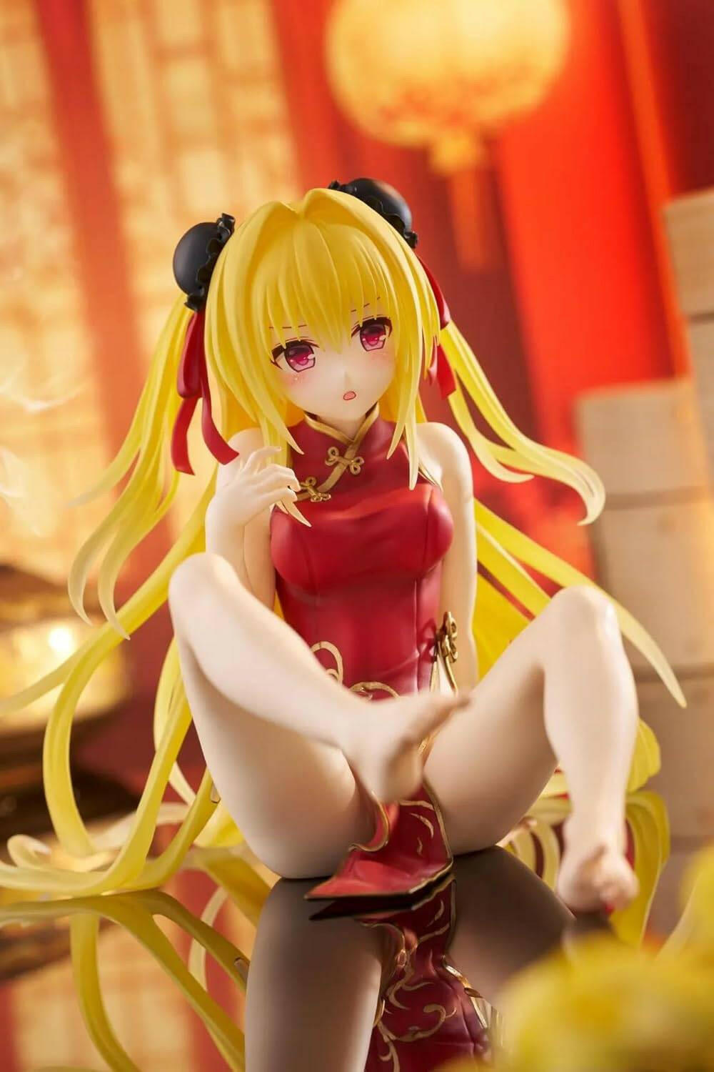 [Taito] Desktop Cute: To Love-Ru Darkness - Golden Darkness (Chinese Dress Ver.) (Back-Order) - AnisoftPH