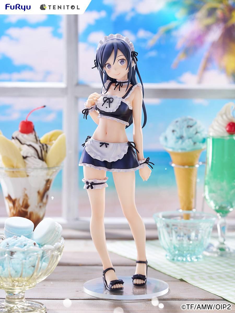 [FuRyu] Tenitol Tall: Oreimo - Kirino, Kuroneko & Ayase (Swimsuit Maid Ver.) (Limited + Bonus) 3-Piece Set (Pre-Order) FuRyu