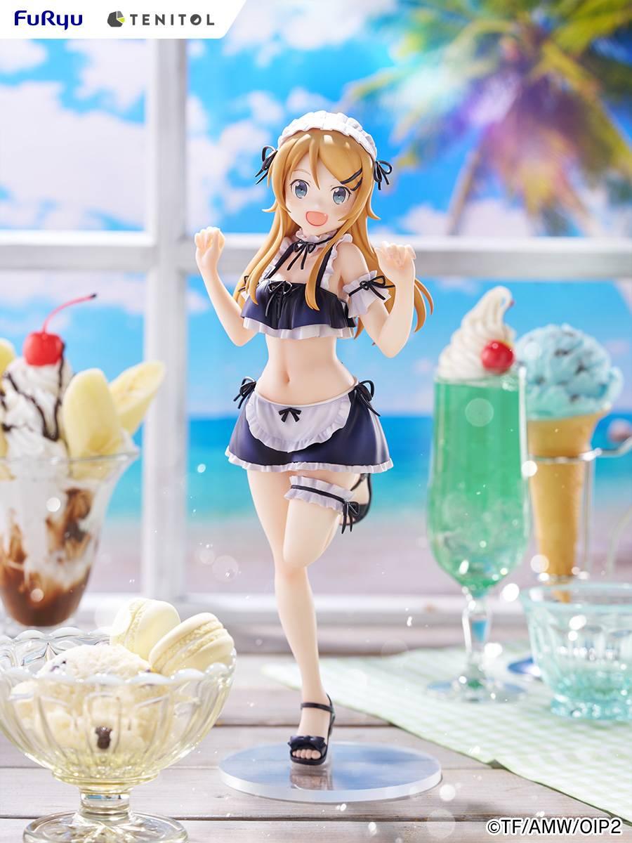 [FuRyu] Tenitol Tall: Oreimo - Kirino, Kuroneko & Ayase (Swimsuit Maid Ver.) (Limited + Bonus) 3-Piece Set (Pre-Order) FuRyu