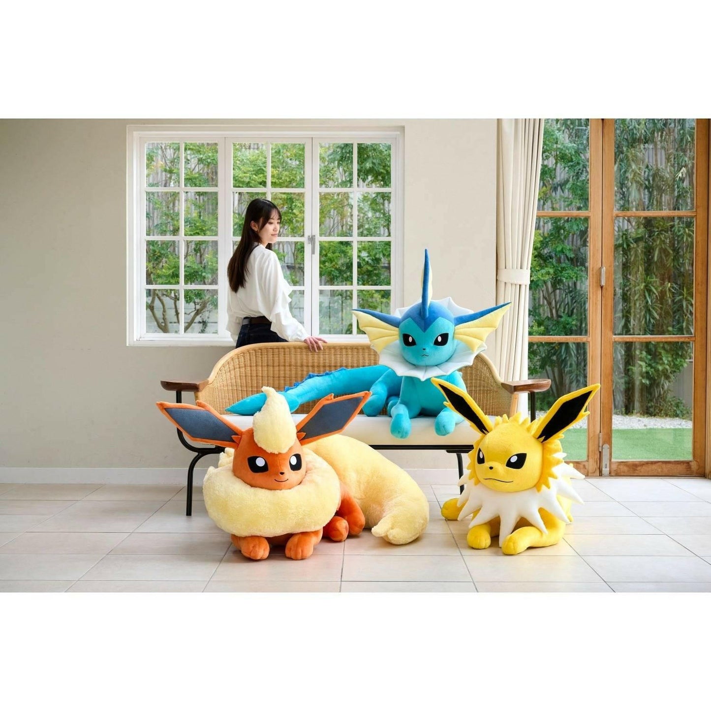 Pokemon: Life-size Plush - Flareon lying down (Limited Edition) [The Pokémon Company] - AnisoftPH