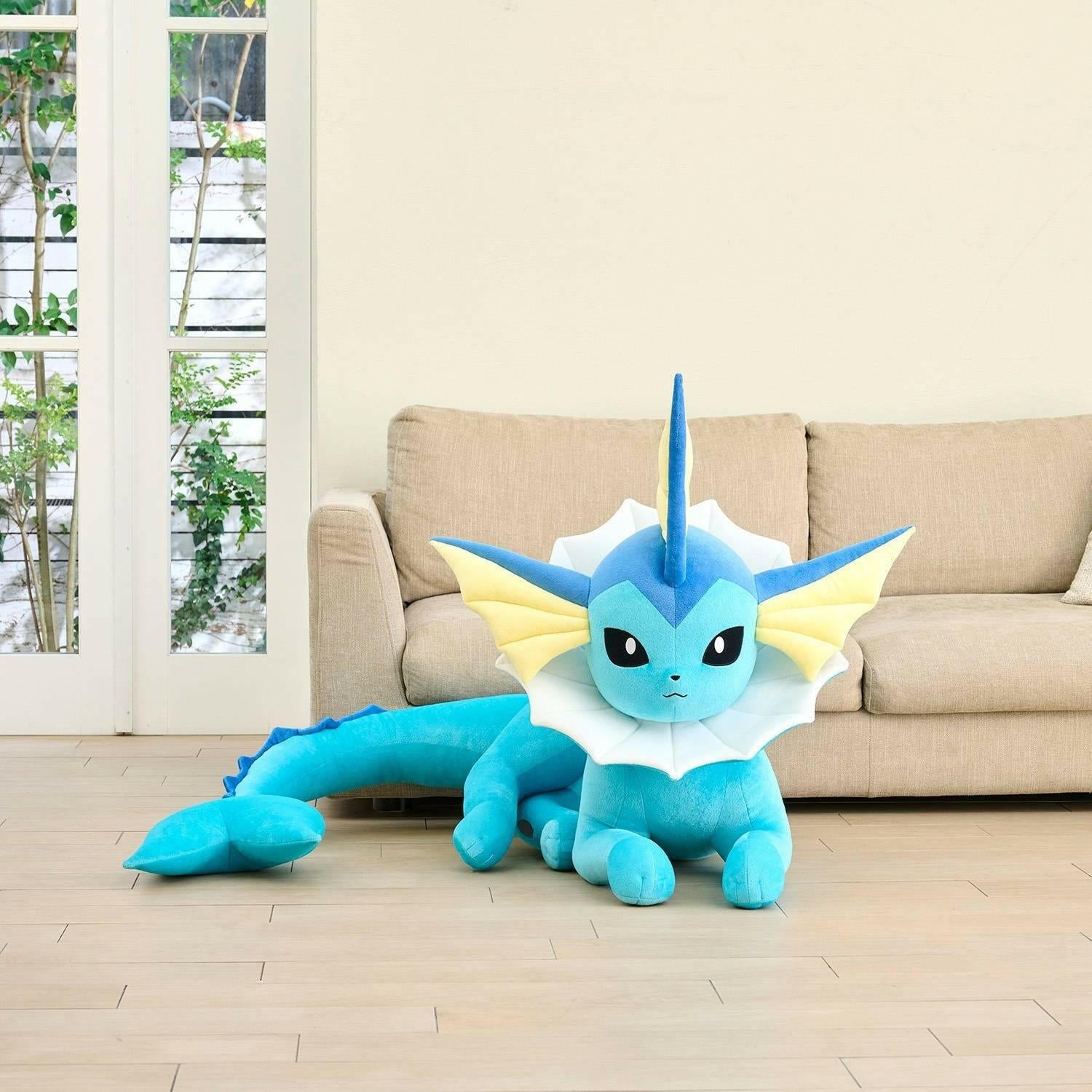 Pokemon: Life-size Plush - Vaporeon lying down (Limited Edition) [The Pokémon Company] - AnisoftPH